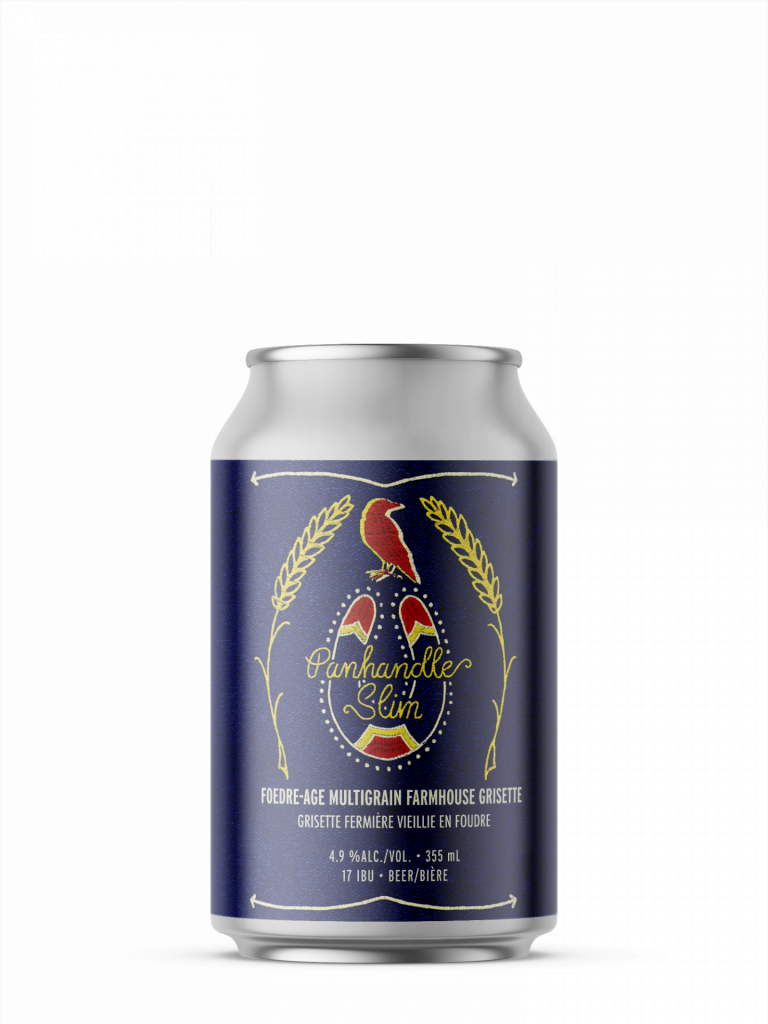 single can of panhandle slim from 2 crows brewing